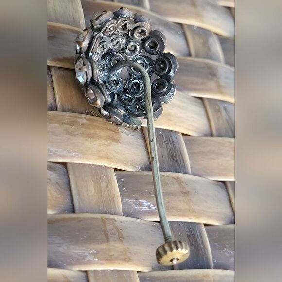 Vintage 1940s rhinestone stickpin - Picture 6 of 6